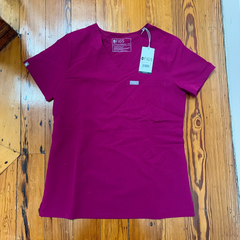 Figs scrubs top